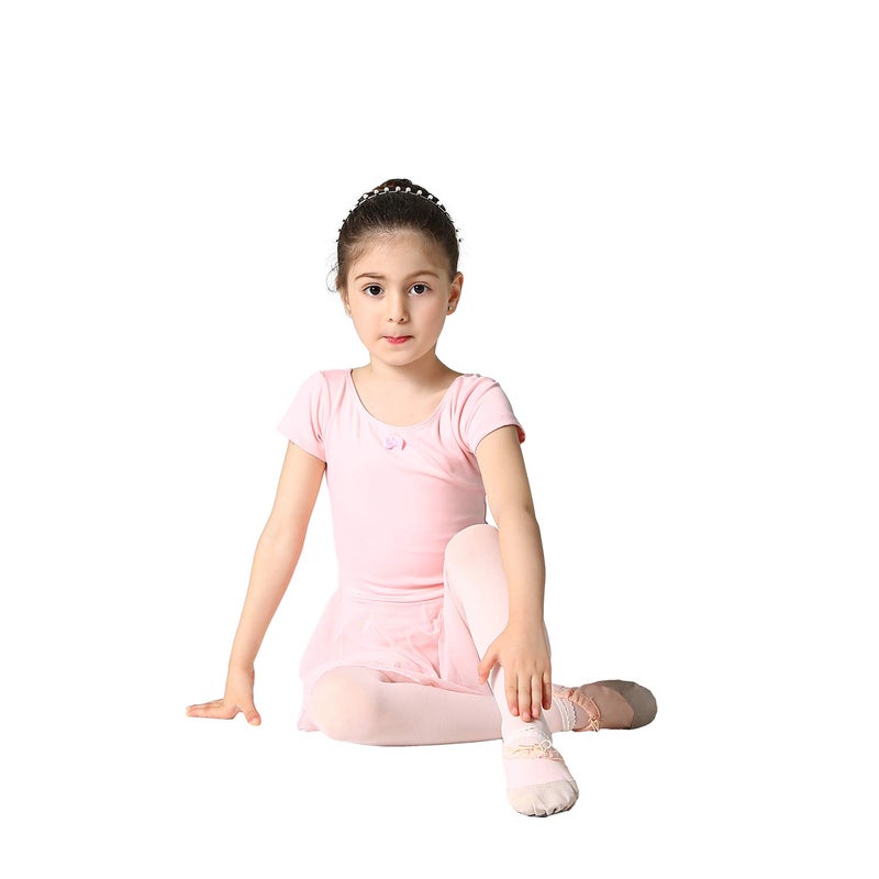 MANZI 2 Pairs Women's Girl's Dance Tights Convertible Transition Ballet Tights 40D Ballet Pink L(11-14y) - Image 3